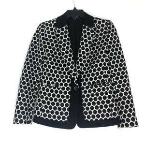 Anthropologie LeifNotes Delacour Polka Dot Blazer